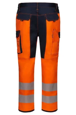 VELILLA V30310 - PANTALON STRETCH AVEC GENOUILLÈRES ET BANDES RÉFLÉCHISSANTES