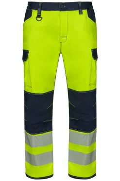 VELILLA V30310 - PANTALON STRETCH AVEC GENOUILLÈRES ET BANDES RÉFLÉCHISSANTES