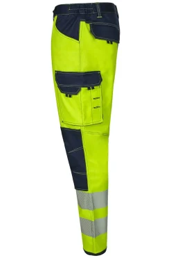 VELILLA V30310 - PANTALON STRETCH AVEC GENOUILLÈRES ET BANDES RÉFLÉCHISSANTES