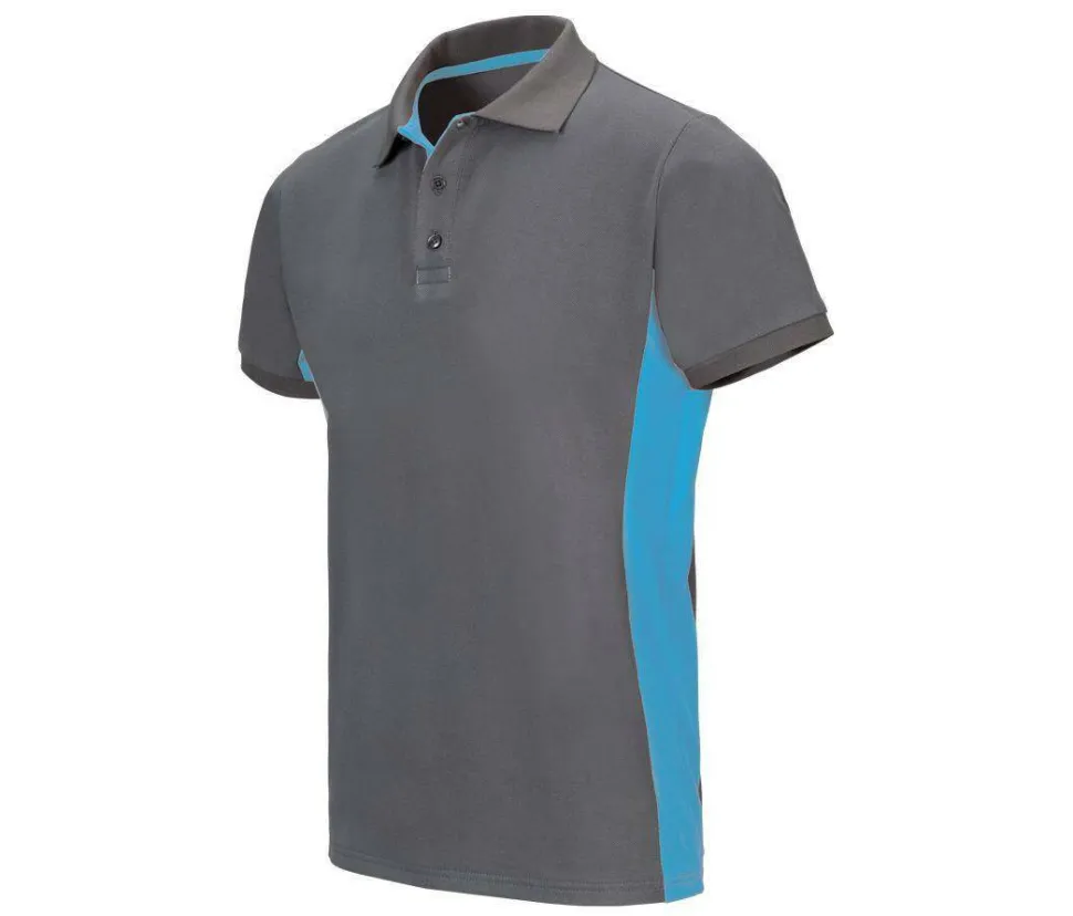 VELILLA V5504 - POLO BICOLORE MANCHES COURTES
