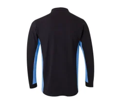 VELILLA V5514 - POLO BICOLORE MANCHES LONGUES