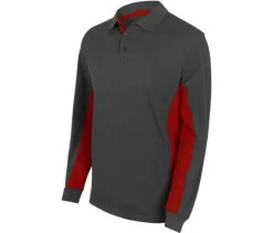 VELILLA V5514 - POLO BICOLORE MANCHES LONGUES