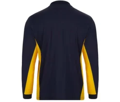 VELILLA V5514 - POLO BICOLORE MANCHES LONGUES