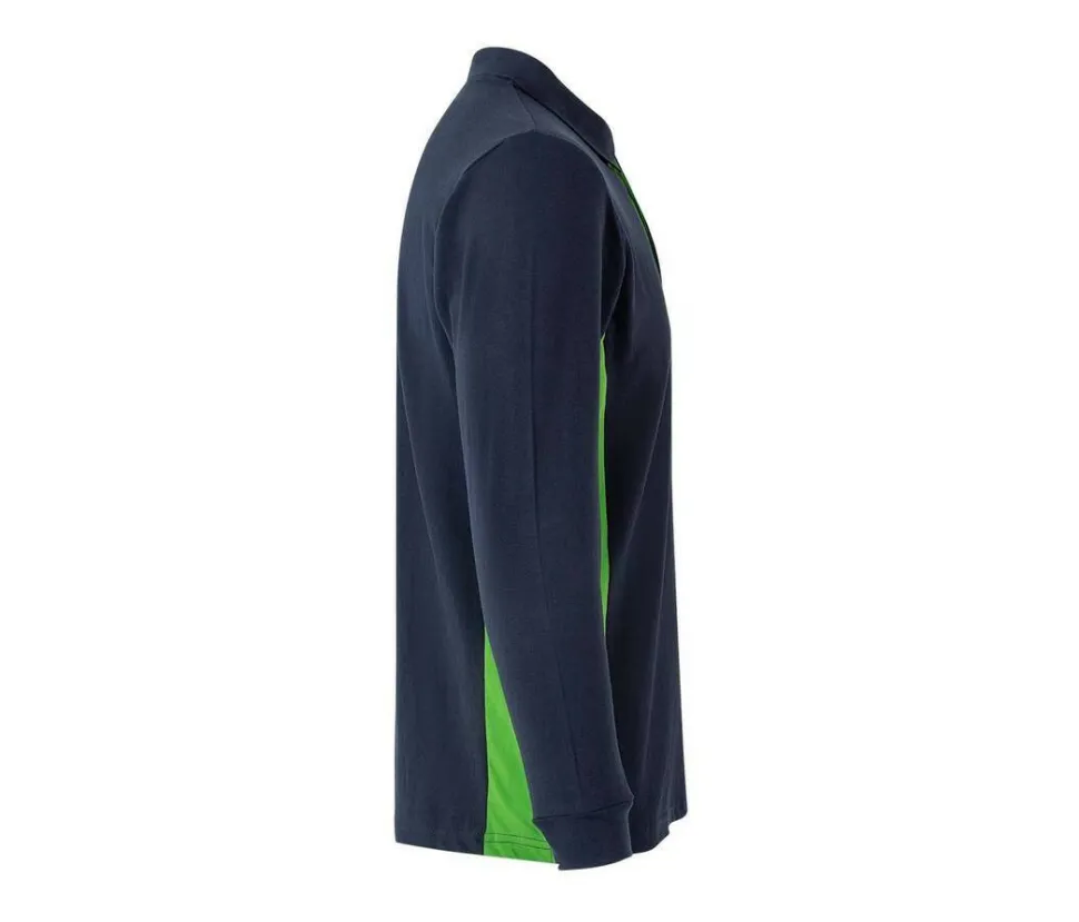 VELILLA V5514 - POLO BICOLORE MANCHES LONGUES