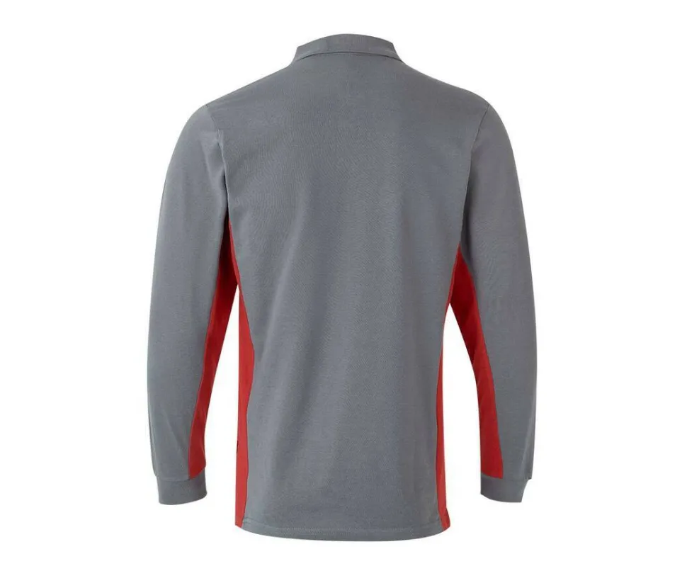 VELILLA V5514 - POLO BICOLORE MANCHES LONGUES