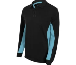 VELILLA V5514 - POLO BICOLORE MANCHES LONGUES