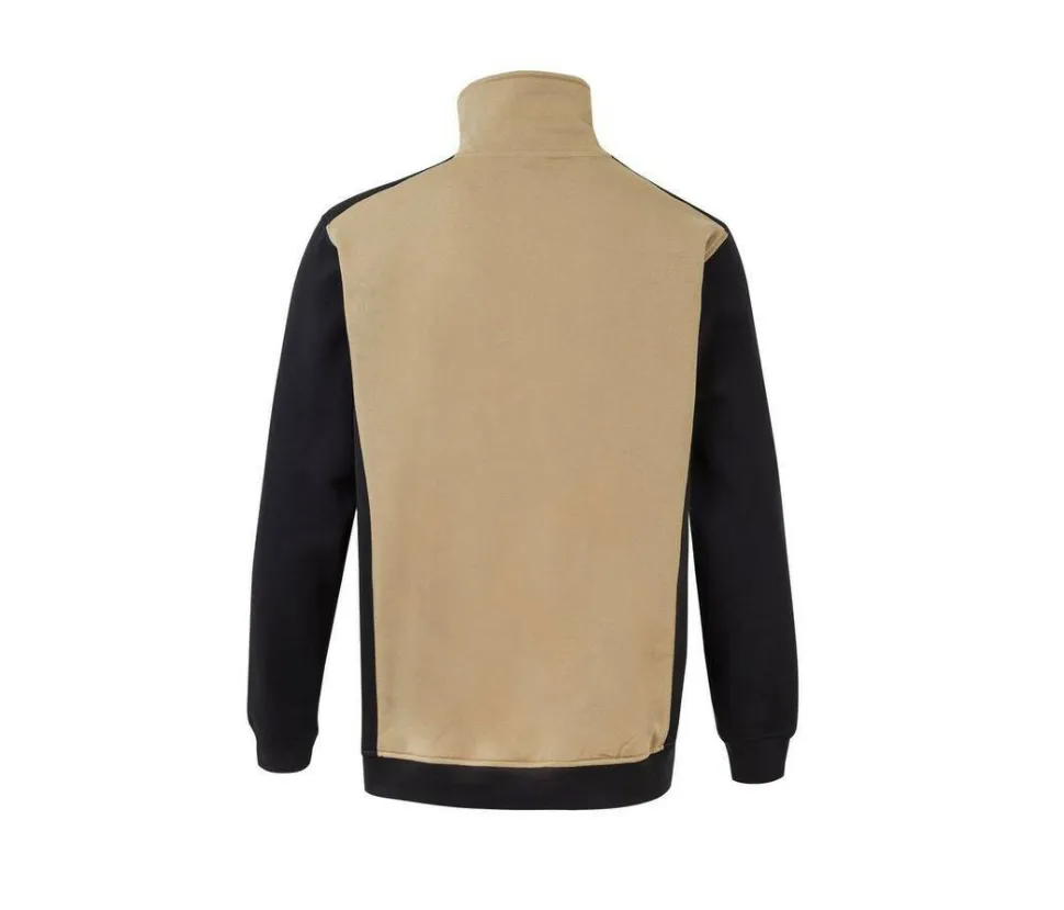 VELILLA V5703 - Sweat bicolore col zippé