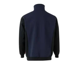 VELILLA V5703 - Sweat bicolore col zippé