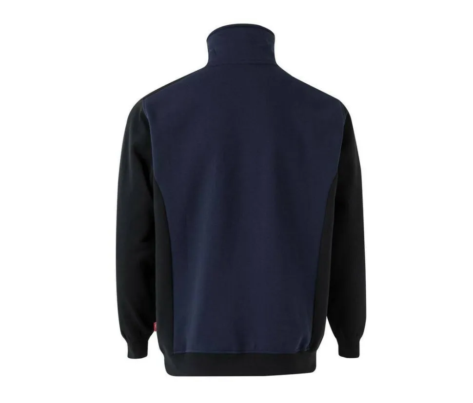 VELILLA V5703 - Sweat bicolore col zippé