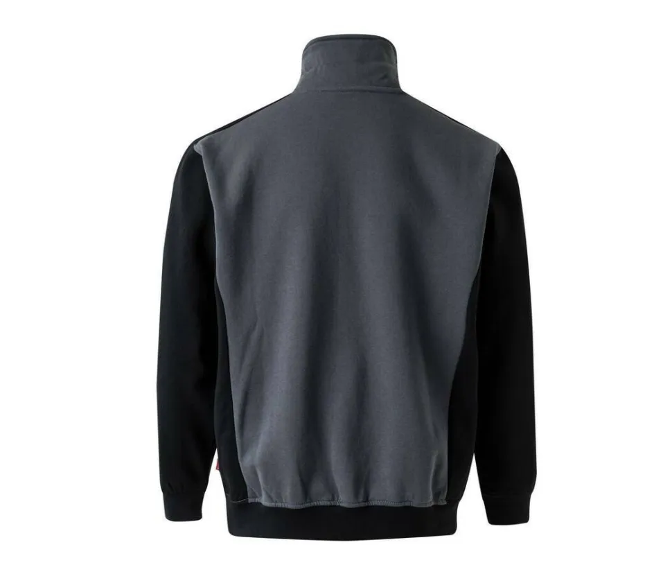 VELILLA V5703 - Sweat bicolore col zippé