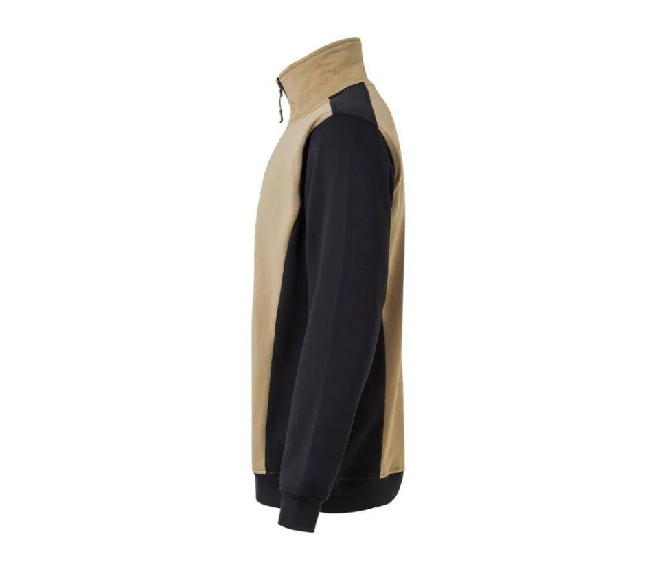VELILLA V5703 - Sweat bicolore col zippé