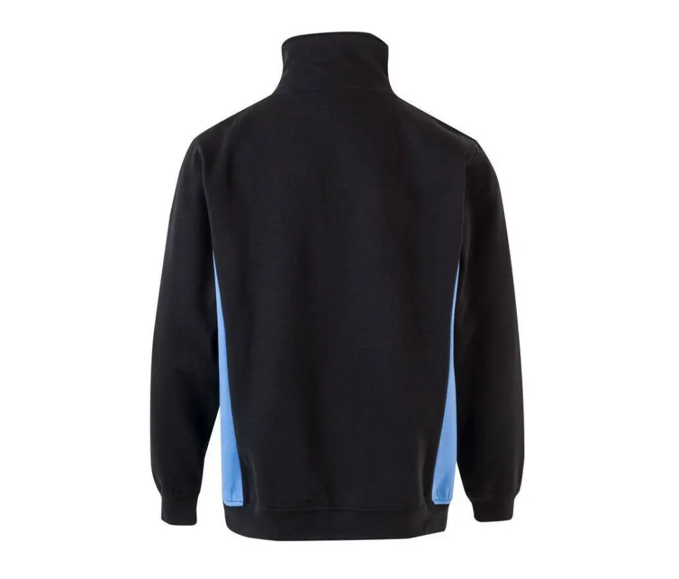 VELILLA V5704 - Sweat bicolore col zippé