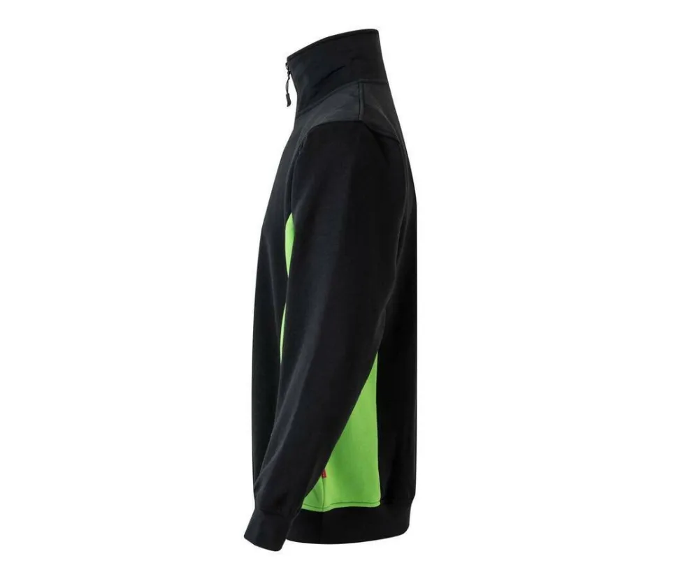 VELILLA V5704 - Sweat bicolore col zippé