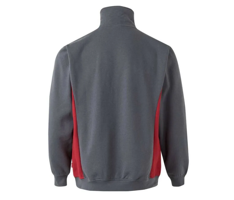 VELILLA V5704 - Sweat bicolore col zippé