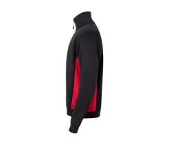 VELILLA V5704 - Sweat bicolore col zippé