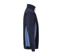 VELILLA V5704 - Sweat bicolore col zippé