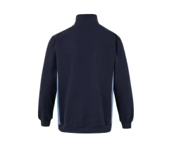 VELILLA V5704 - Sweat bicolore col zippé
