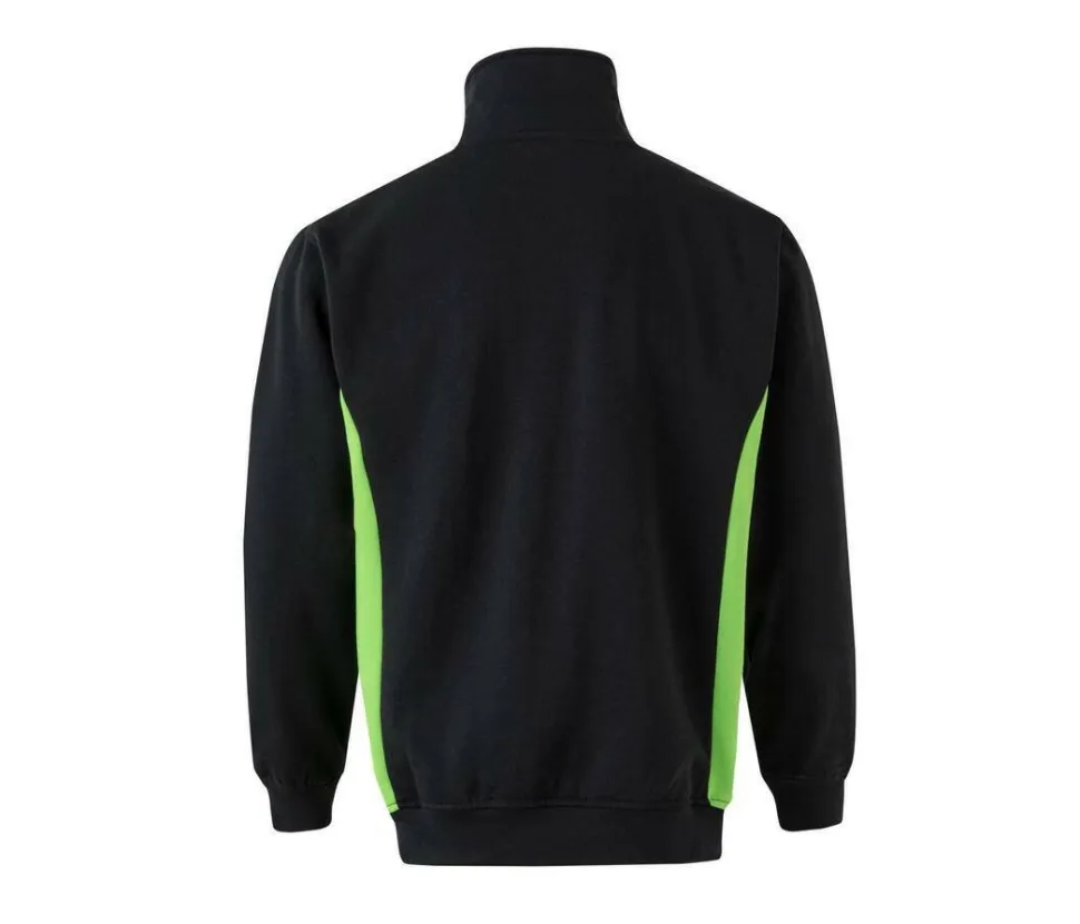 VELILLA V5704 - Sweat bicolore col zippé