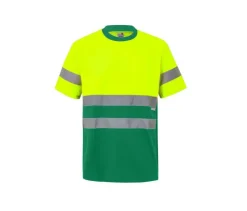 VELILLA V5506 - T-shirt technique bicolore haute visibilité