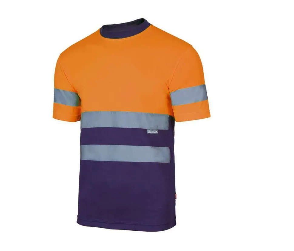 VELILLA V5506 - T-shirt technique bicolore haute visibilité