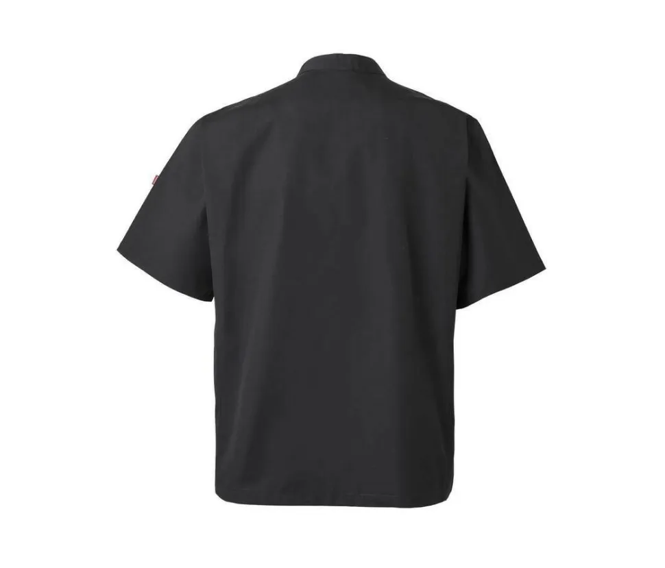 VELILLA V5205 - VESTE DE CUISINIER MC AVEC BOUTONS PRESSION