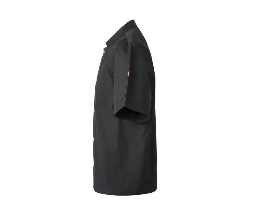 VELILLA V5205 - VESTE DE CUISINIER MC AVEC BOUTONS PRESSION