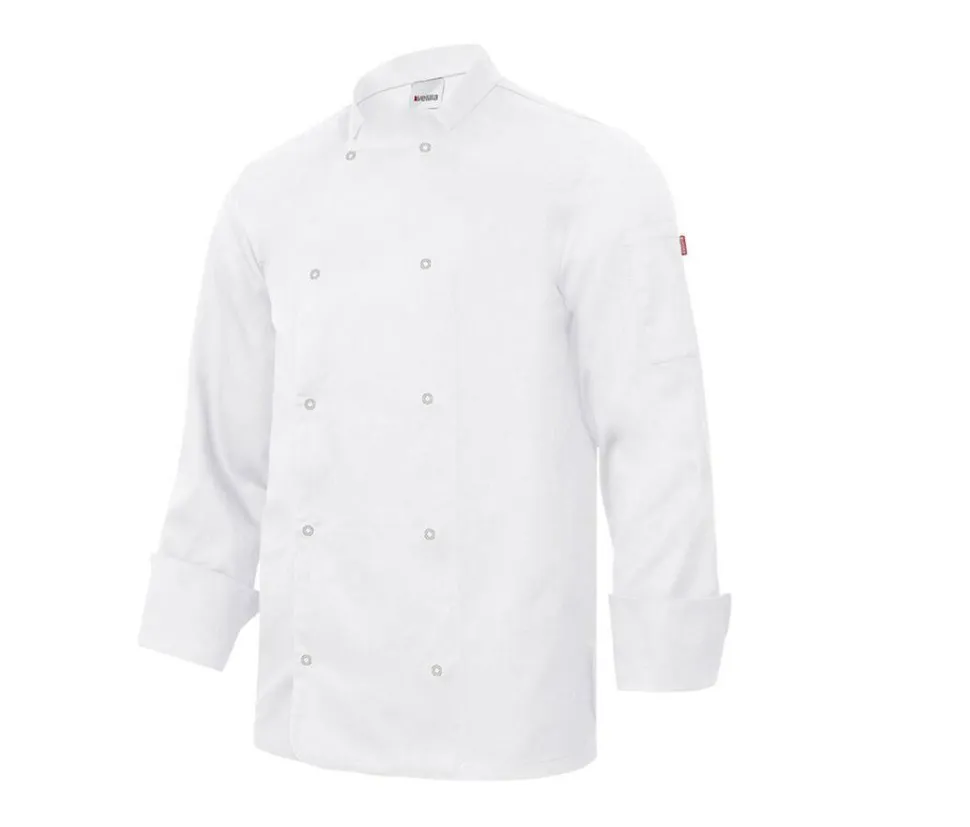 VELILLA V5206 - VESTE DE CUISINIER ML AVEC BOUTONS PRESSION