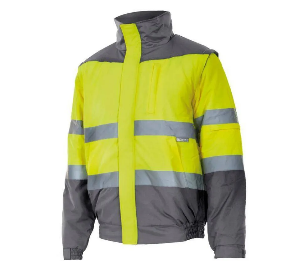 VELILLA VL161 - Blouson Matelasse Bicolore Haute Visibilité