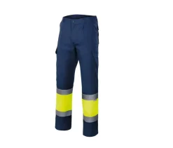 VELILLA VL157 - PANTALON BICOLORE HAUTE VISIBILITE