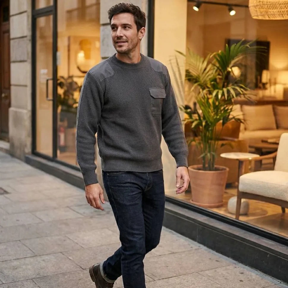 VELILLA VL100 - PULL ÉPAIS COL ROND