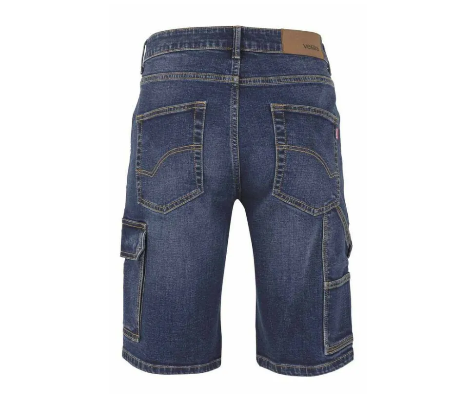 VELILLA VL3017S - Bermuda en Denim Stretch à Multiples Poches