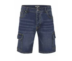 VELILLA VL3017S - Bermuda en Denim Stretch à Multiples Poches
