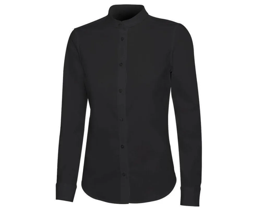 VELILLA V5015S - CHEMISE FEMME COL MAO