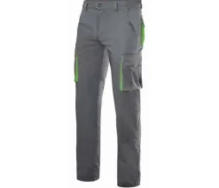 VELILLA V3024S - PANTALON STRETCH MULTIPOCHES BICOLORE