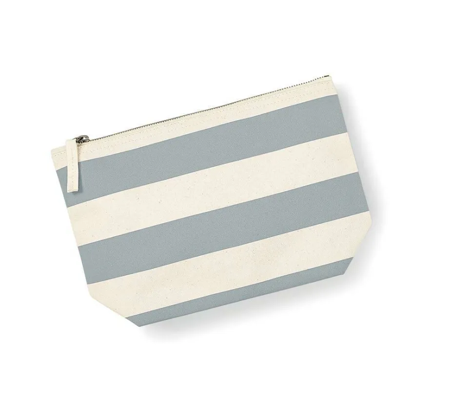 Westford mill WM684 - Sac à Cosmétiques en Coton Rayé Élégant