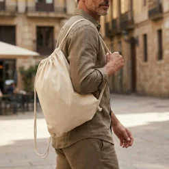 WESTFORD MILL WM966 - Sac avec cordon en polycoton recyclé