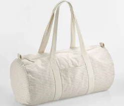 WESTFORD MILL WM258 - Sac Cylindrique en Coton Bio Rayé Élégant