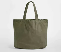 WESTFORD MILL WM345 - Sac shopping ovale en coton recyclé délavé
