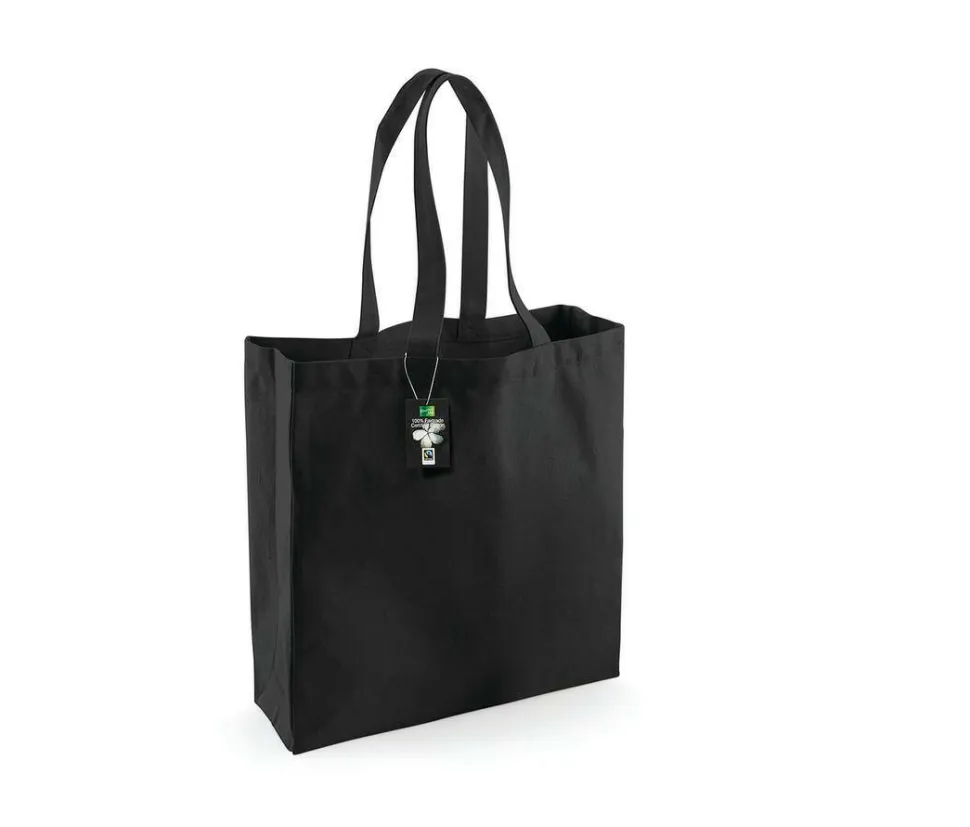 Westford mill WM623 - Sac Shopping 100% Coton Anses Longues