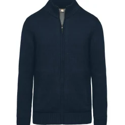 WK. Designed To Work WK959 - Cardigan doublé polaire homme
