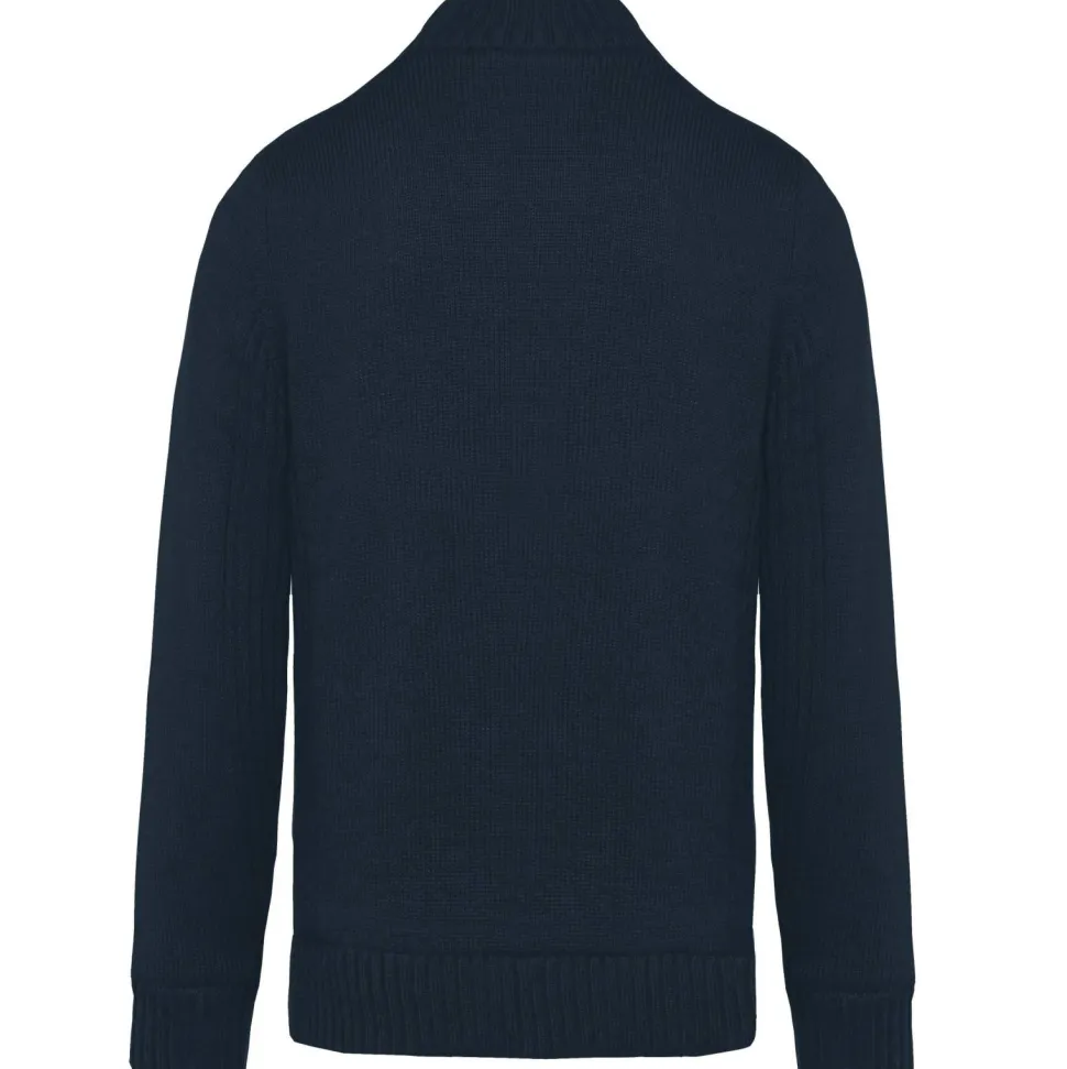 WK. Designed To Work WK959 - Cardigan doublé polaire homme
