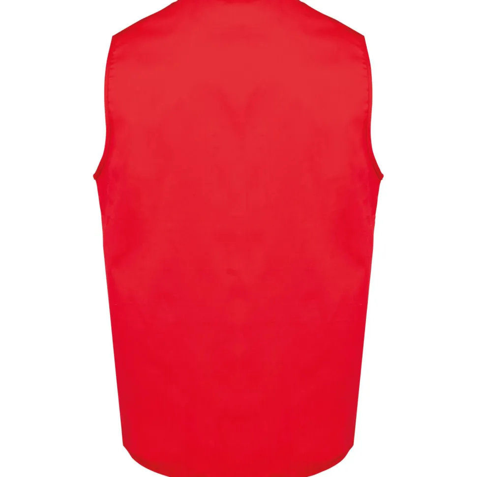 WK. Designed To Work WK608 - Gilet polycoton multipoches unisexe
