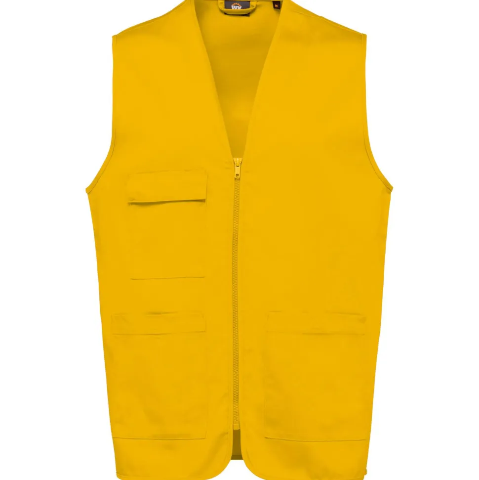 WK. Designed To Work WK608 - Gilet polycoton multipoches unisexe