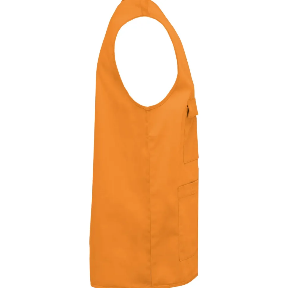 WK. Designed To Work WK608 - Gilet polycoton multipoches unisexe
