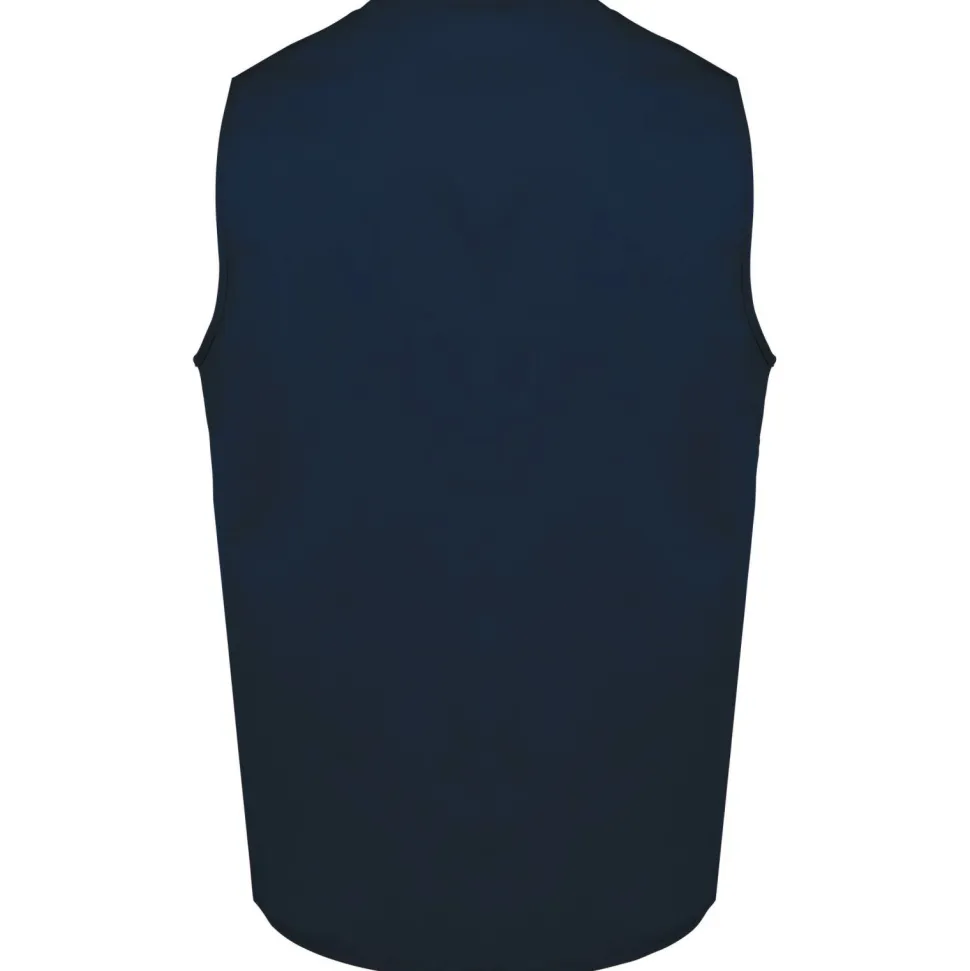 WK. Designed To Work WK608 - Gilet polycoton multipoches unisexe