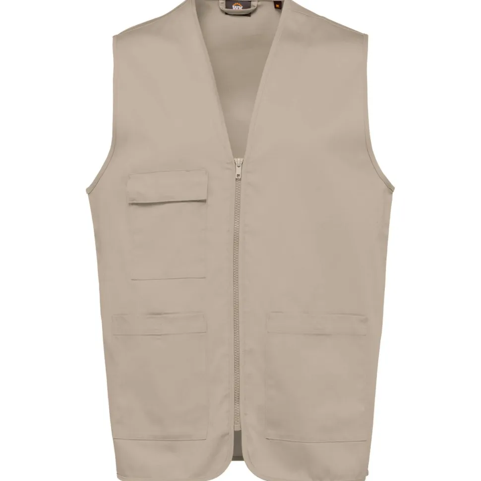 WK. Designed To Work WK608 - Gilet polycoton multipoches unisexe