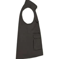 WK. Designed To Work WK607 - Gilet polycoton multipoches rembourré unisexe