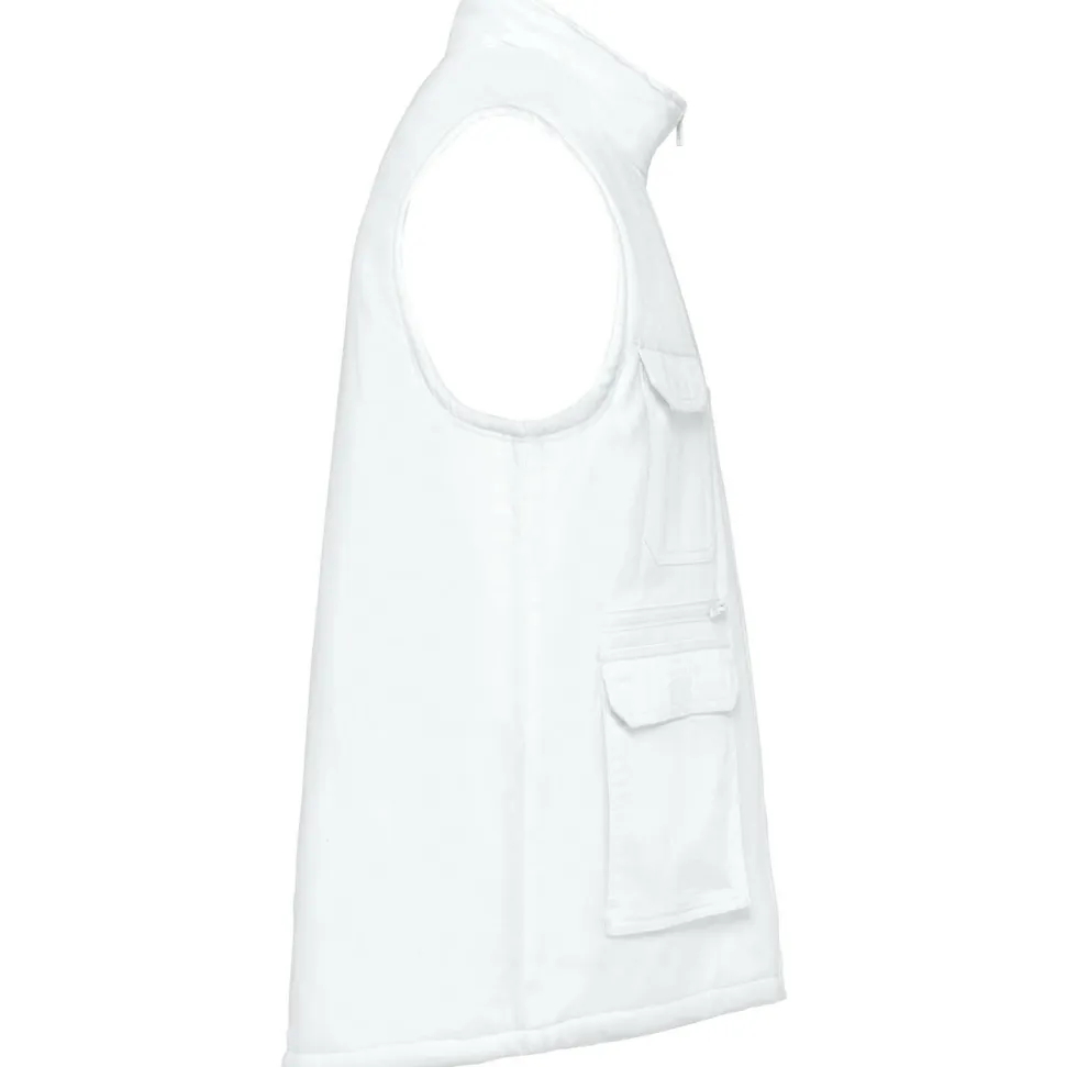 WK. Designed To Work WK607 - Gilet polycoton multipoches rembourré unisexe