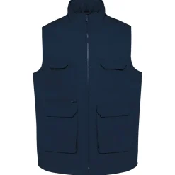WK. Designed To Work WK607 - Gilet polycoton multipoches rembourré unisexe