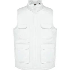 WK. Designed To Work WK607 - Gilet polycoton multipoches rembourré unisexe